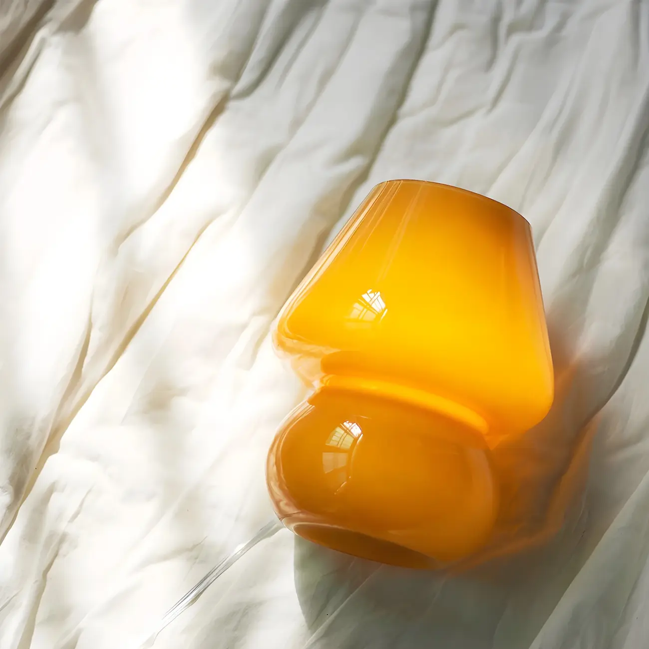 Compact Glass Table Lamp with Spiral Pattern for Residential Image - 2 | homeyfad