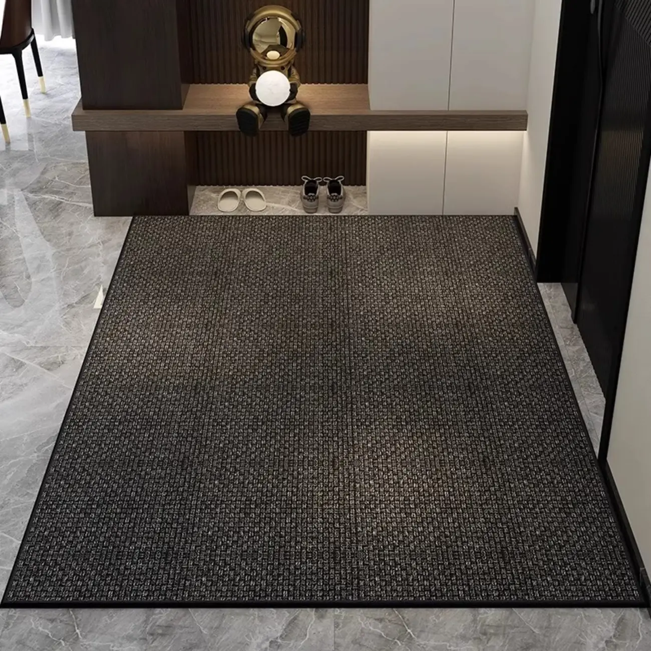 Rectangular/Square Belgian Velvet Solid Color Area Rug Image - 2 | homeyfad