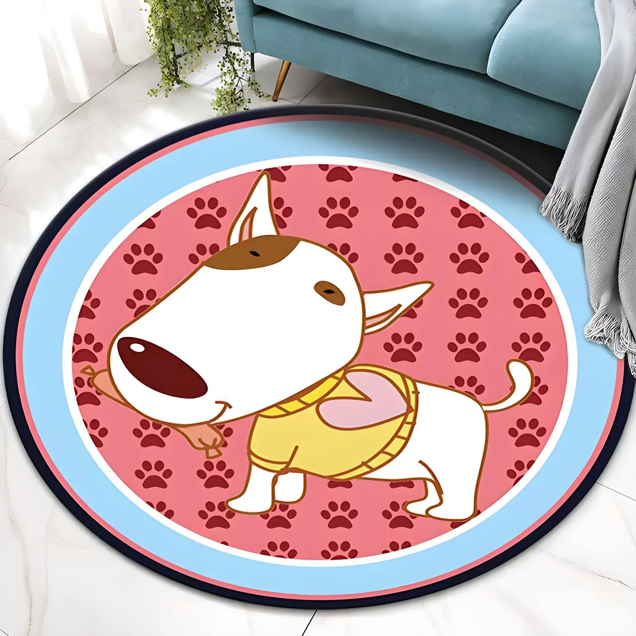 Indoor Creative Polyester Animal Pattern Area Rug Image - 2 | homeyfad
