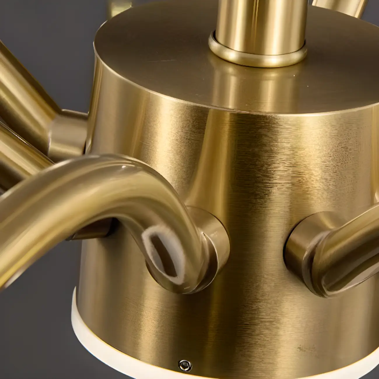 Luxury Leaf-Shaped Semi Flush LED Ceiling Light for Bedroom Image - 15 | homeyfad