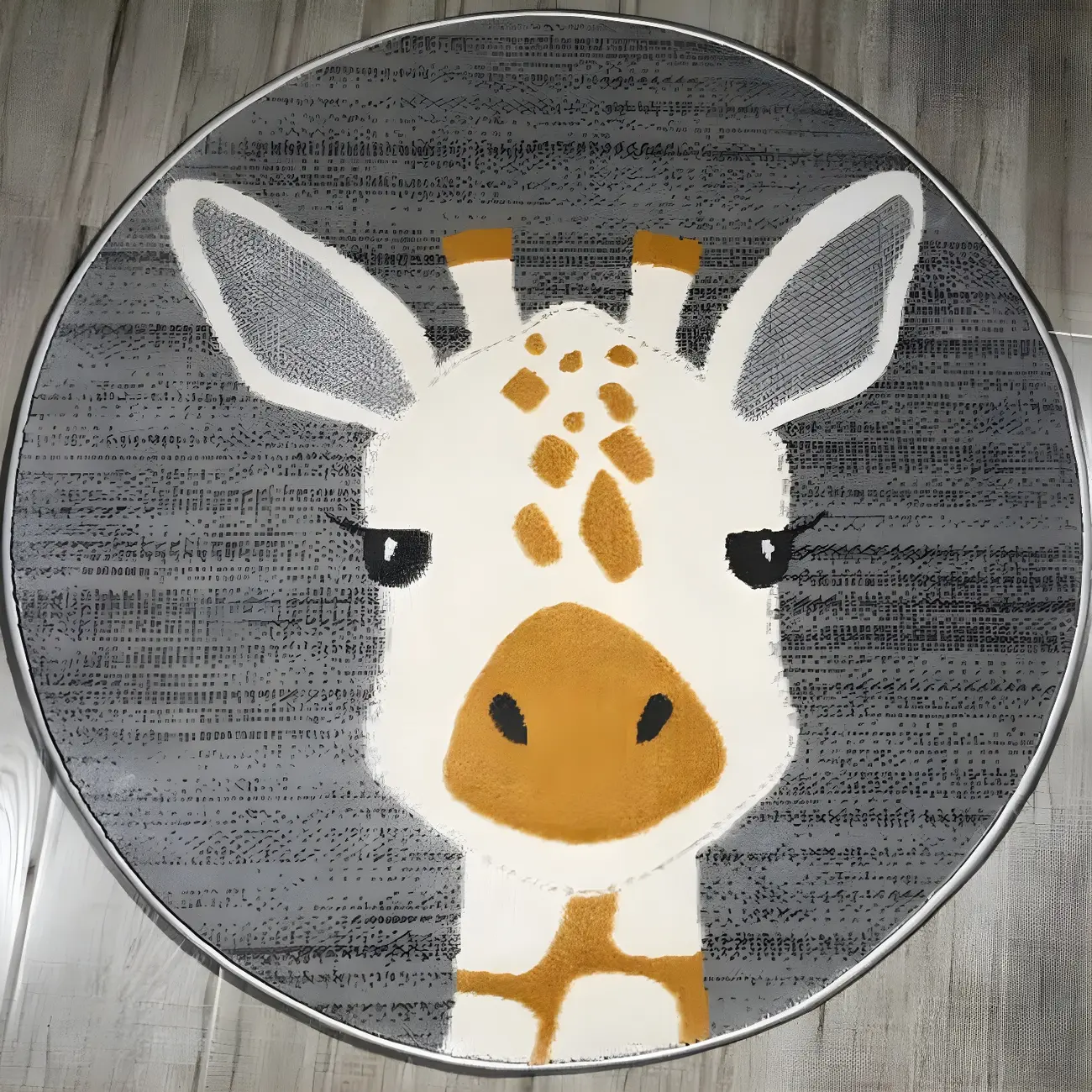 Polyester Animal Pattern Round Area Rug for Kids Room Image - 14 | homeyfad