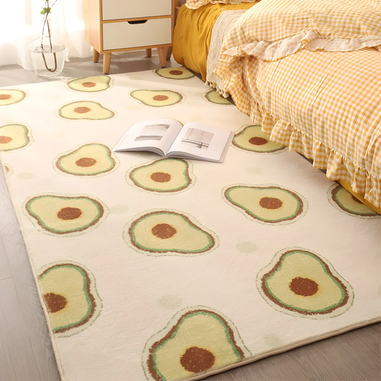 Kids Polyester Anti-Slip Runner Area Rug for Bedroom Image - 1 | homeyfad