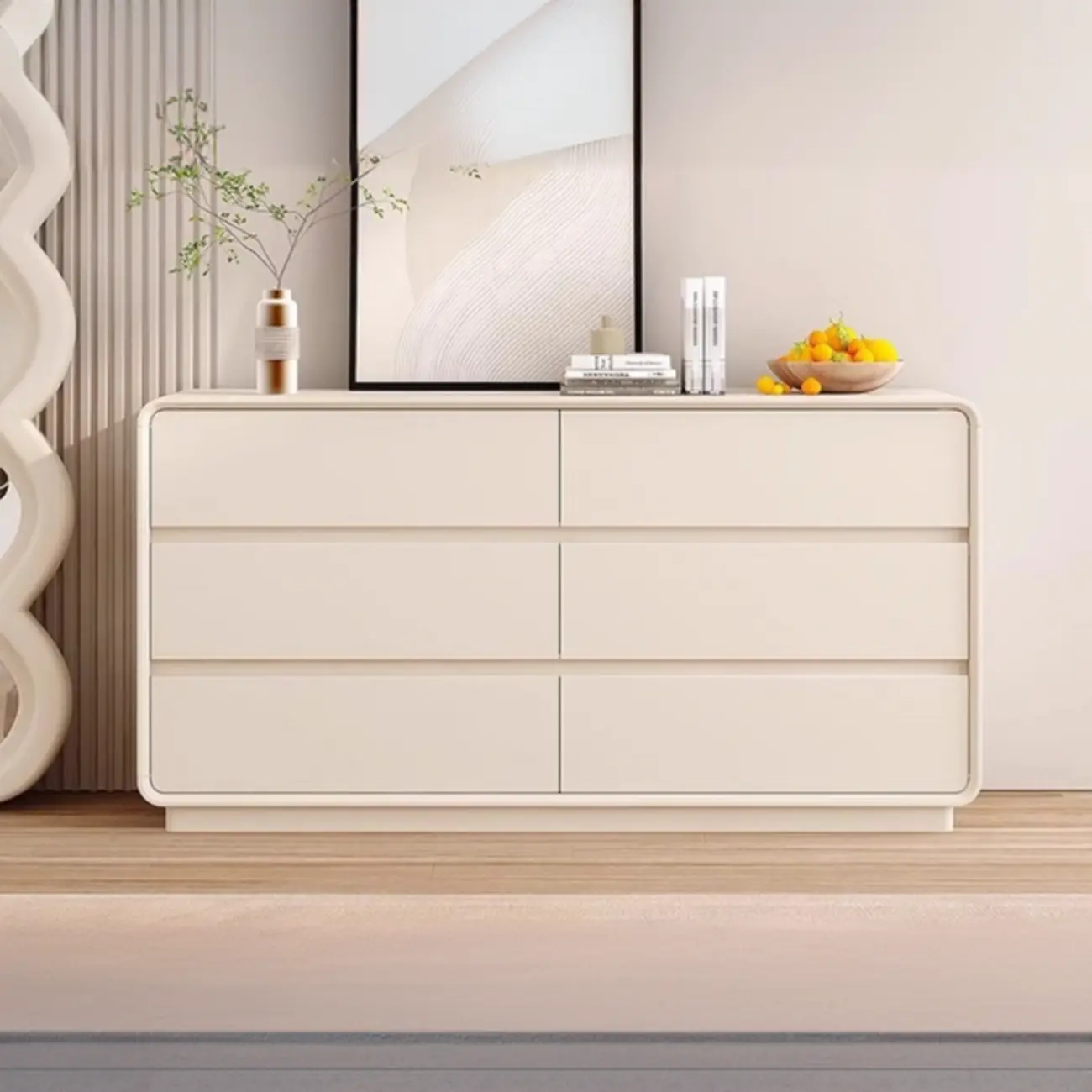 Minimalist Accent Chest for Indoor Use with Multi Drawers Image - 1 | homeyfad