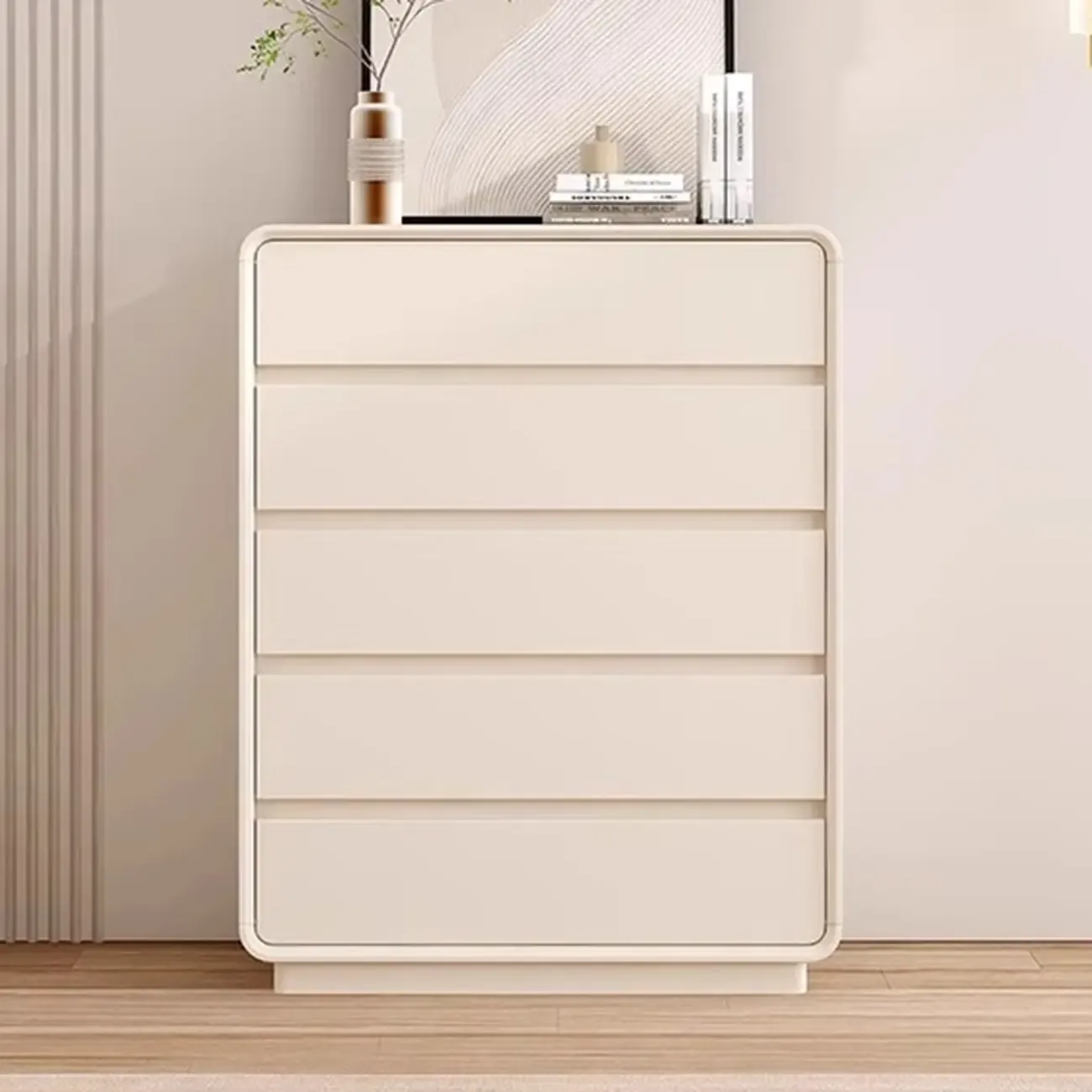 Minimalist Accent Chest for Indoor Use with Multi Drawers Image - 2