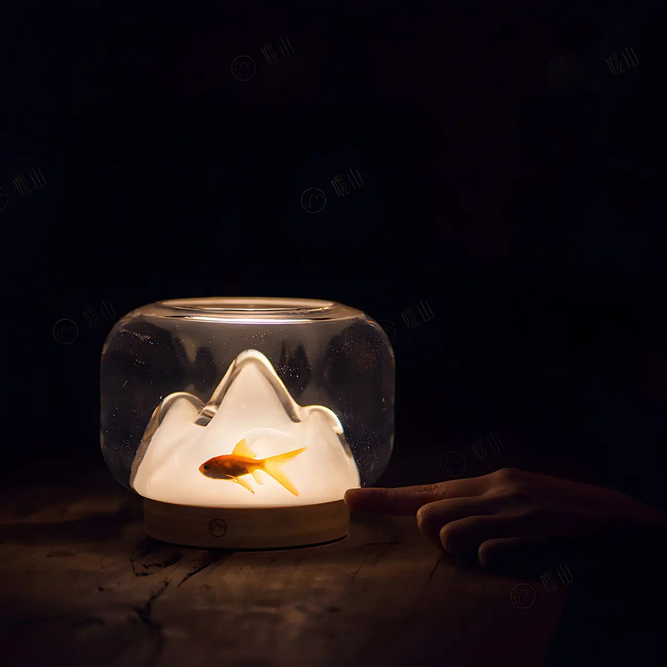 Unique Clear Glass Table Lamp Rechargeable for Bedroom Image - 10 | homeyfad