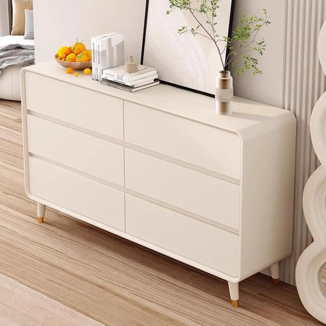 Minimalist Accent Chest for Indoor Use with Multi Drawers Image - 4 | homeyfad