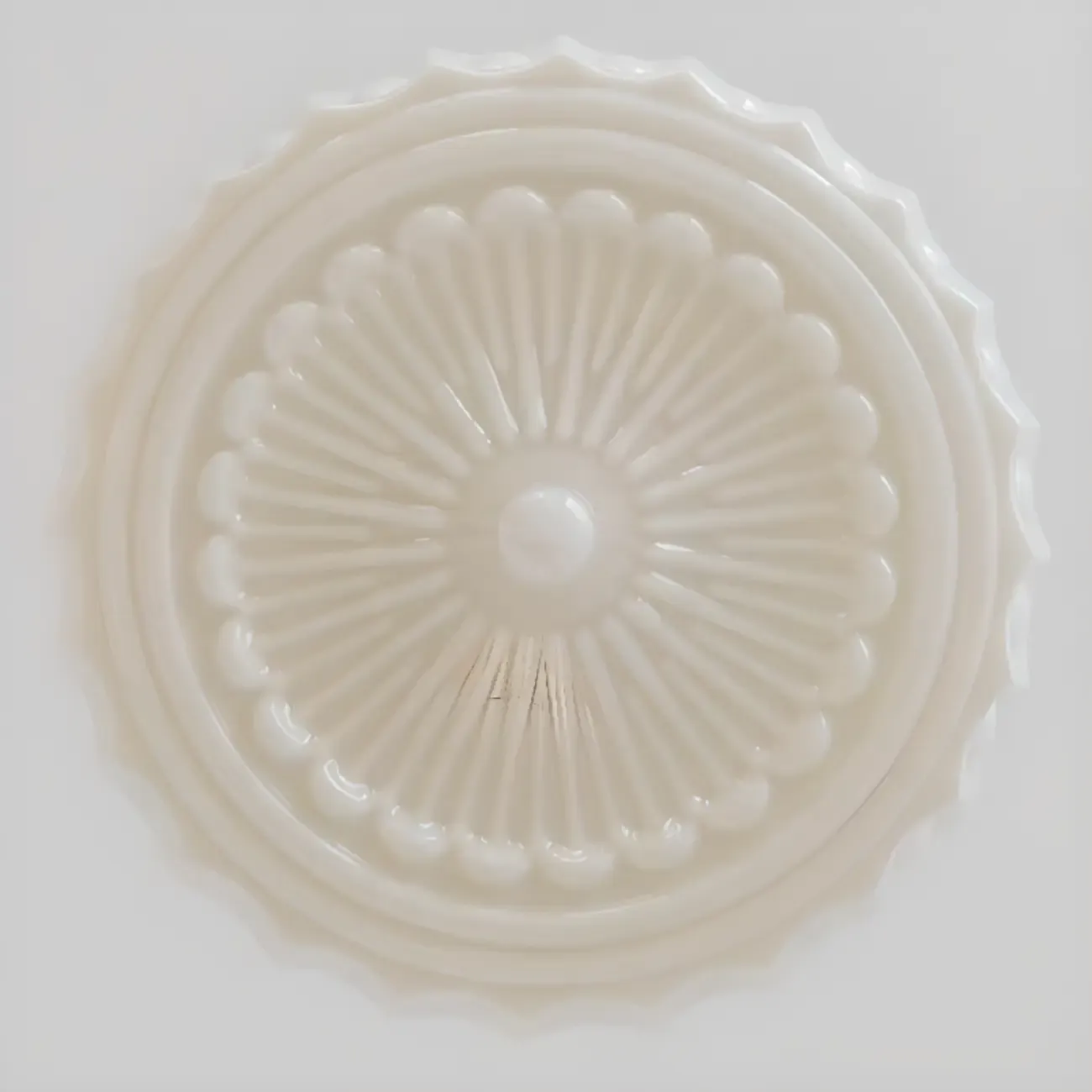 Mini Drum-Shaped Ivory Ceiling Light Fixture for Living Room Image - 10