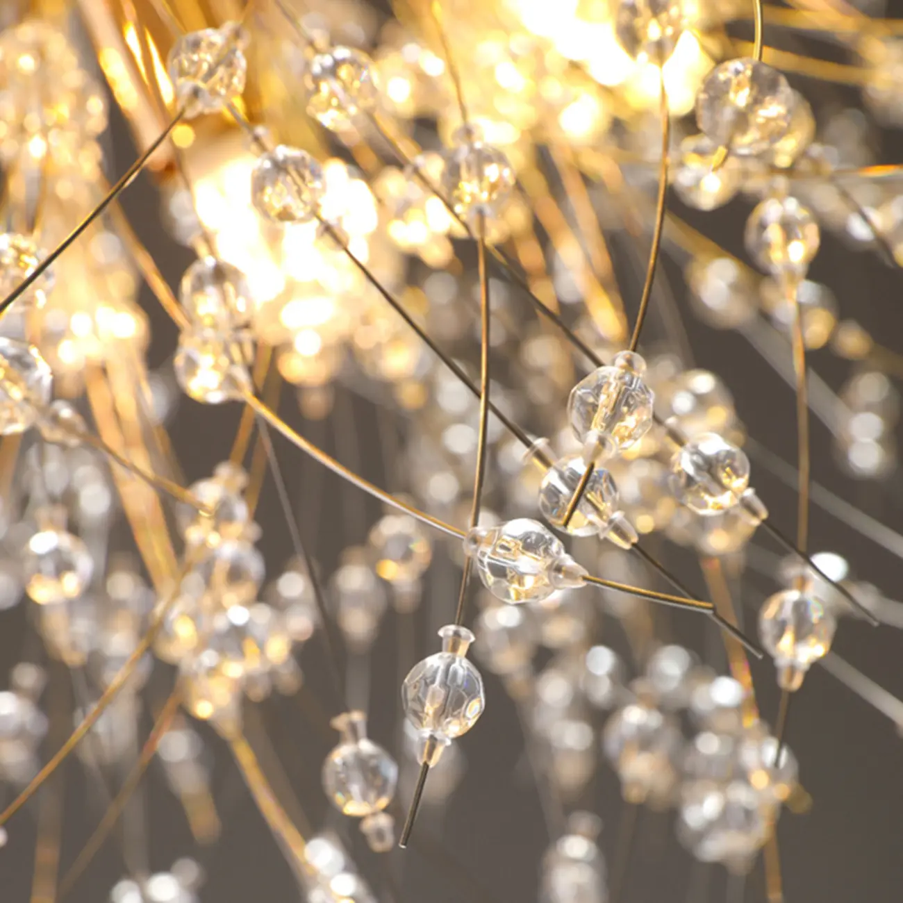 Luxury Crystal Semi Flush Ceiling Light for Dwelling Space | homeyfad