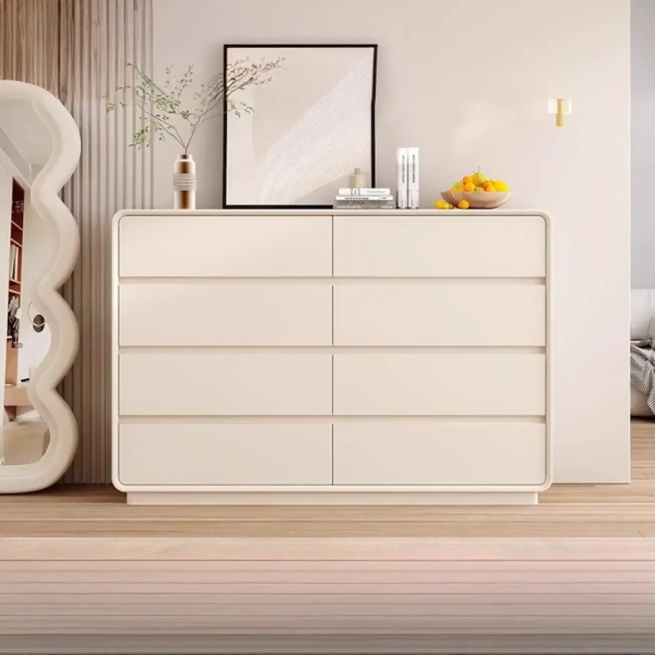 Minimalist Accent Chest for Indoor Use with Multi Drawers Image - 9