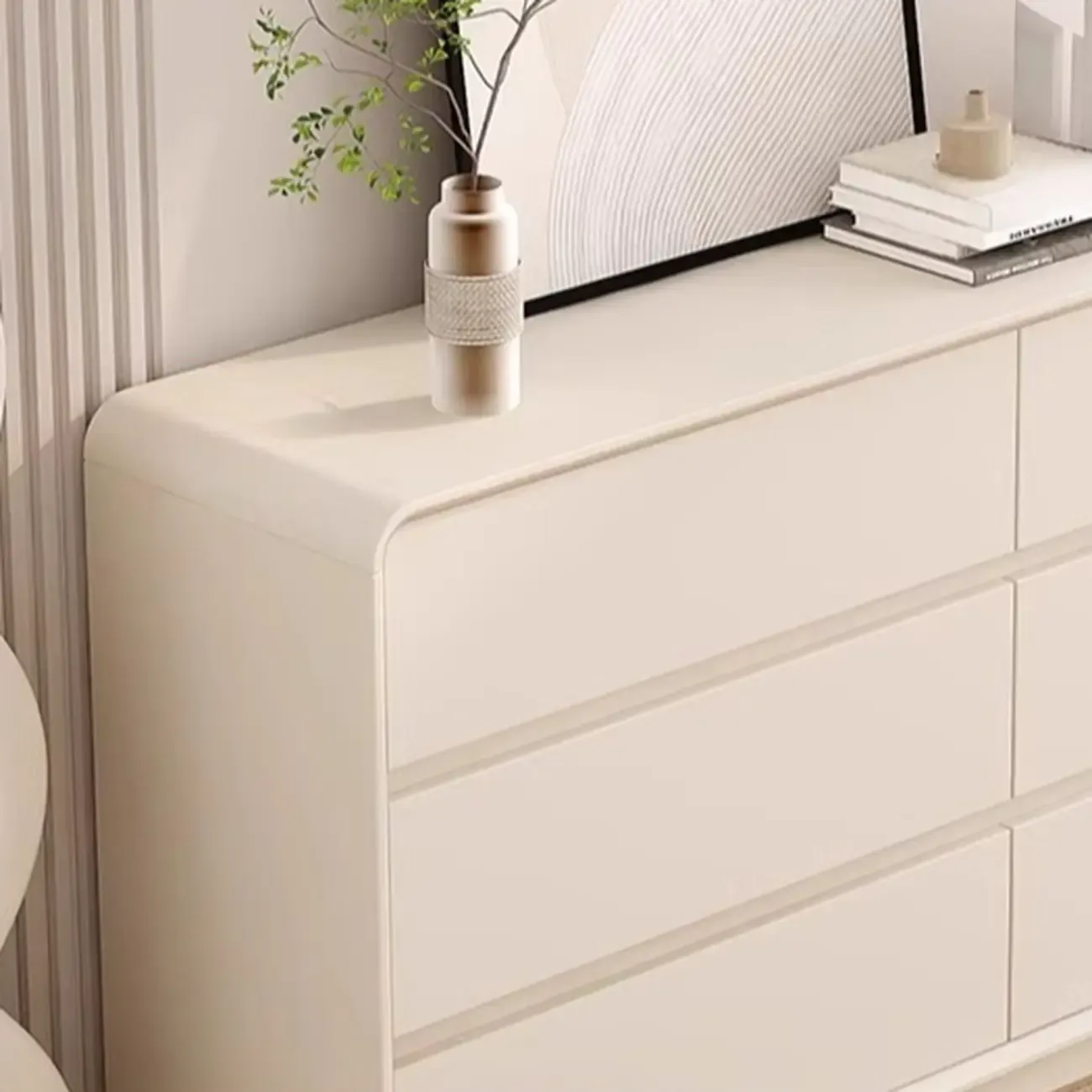Minimalist Accent Chest for Indoor Use with Multi Drawers Image - 13