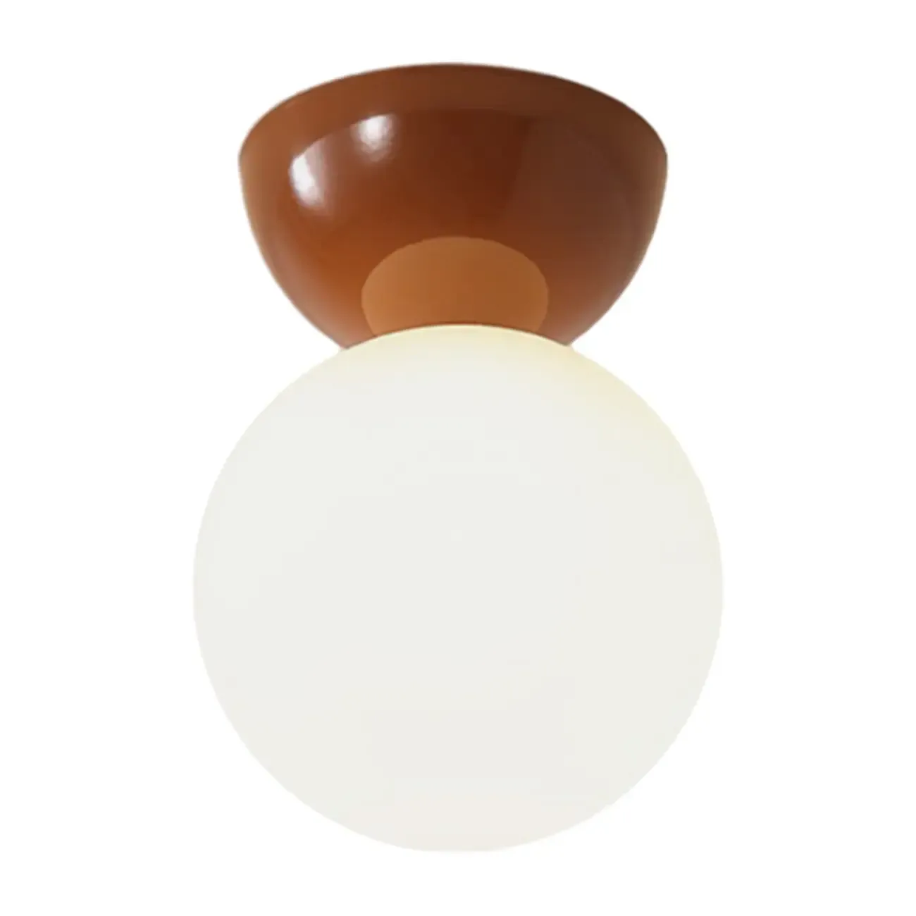 5 to 9 Inch Acrylic Globe Ceiling Light for Residential Use Image - 8