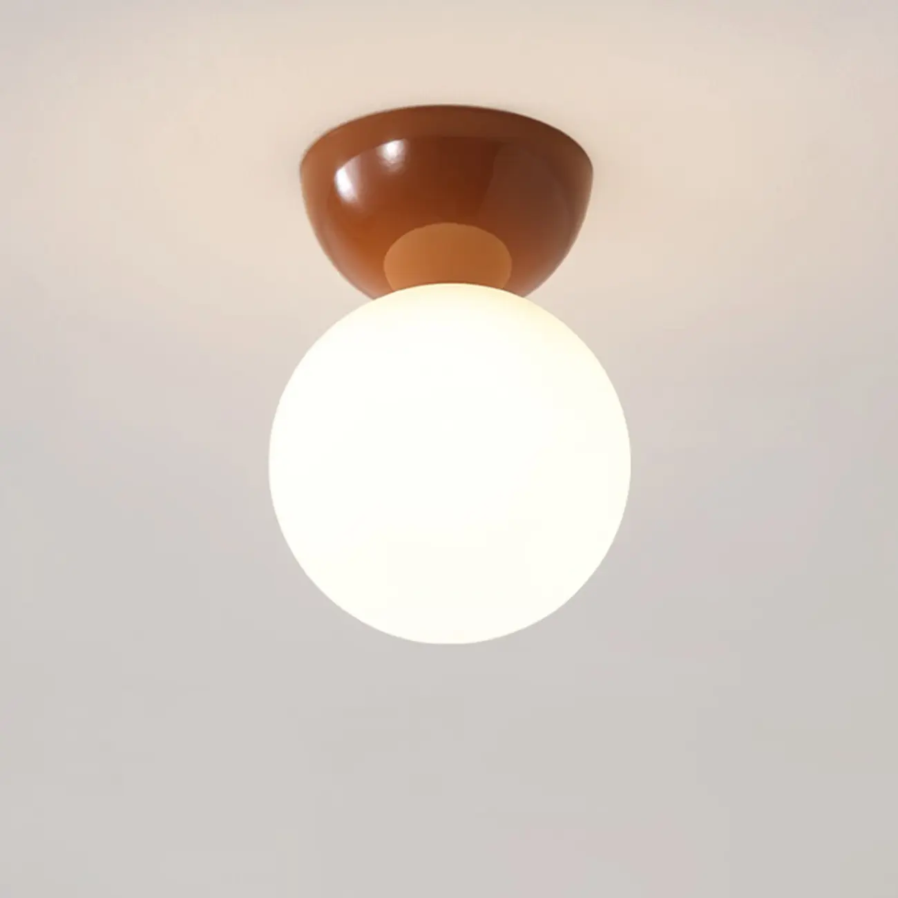 5 to 9 Inch Acrylic Globe Ceiling Light for Residential Use Image - 9 | homeyfad