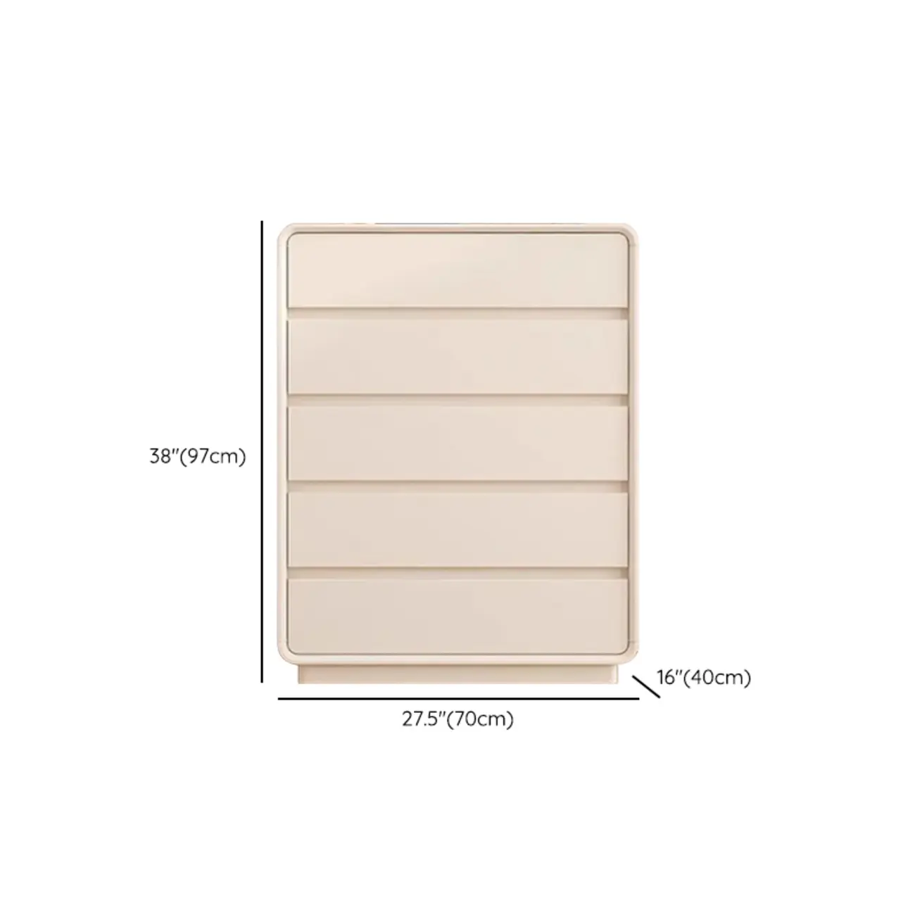 Minimalist Accent Chest for Indoor Use with Multi Drawers #size | homeyfad