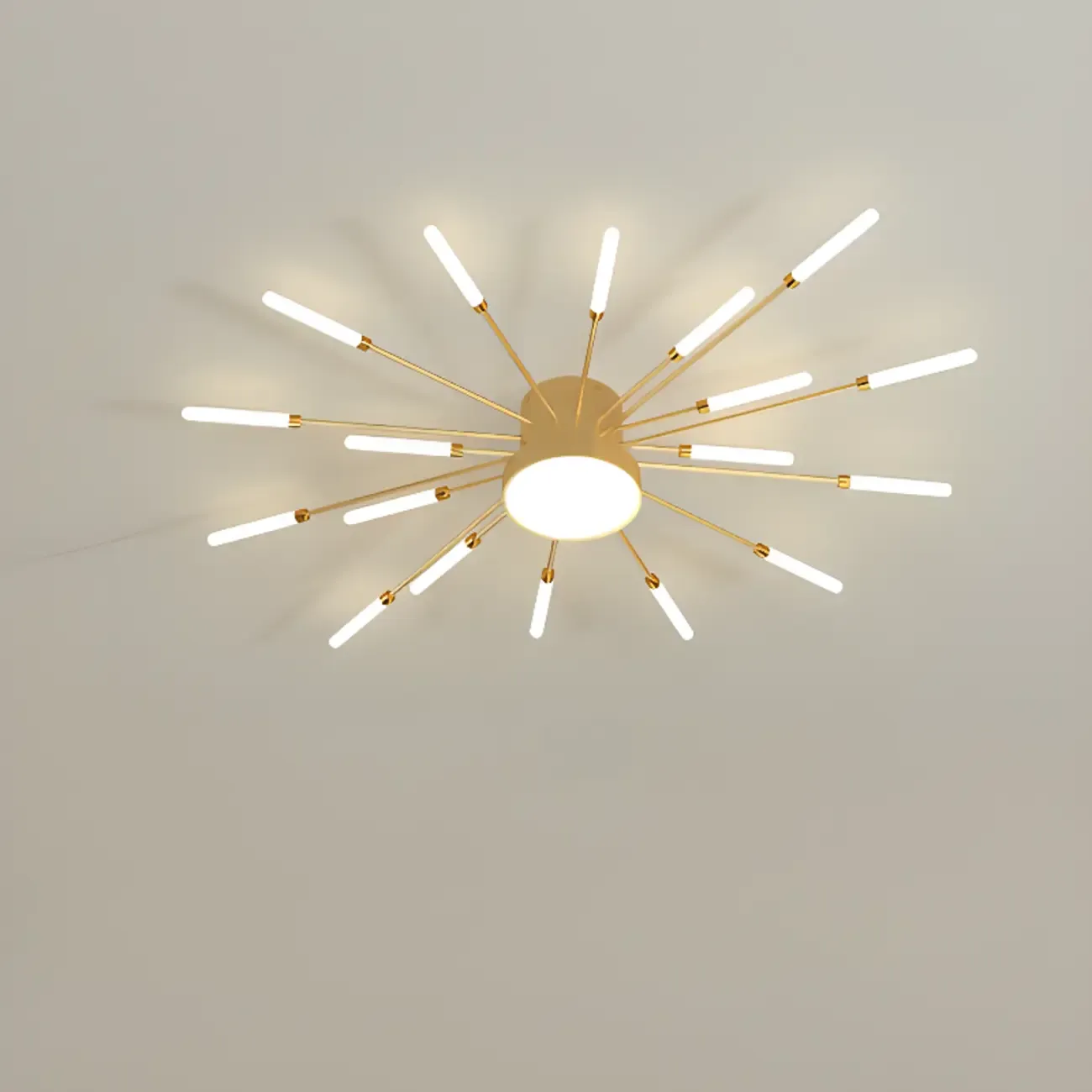 Stylish Sputnik LED Semi Flush Ceiling Light for Living Room Image - 10