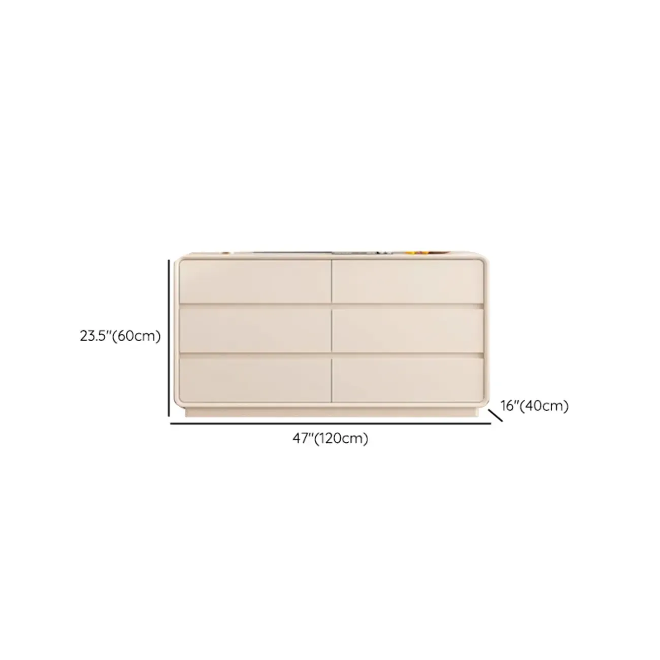 Minimalist Accent Chest for Indoor Use with Multi Drawers Image - 19