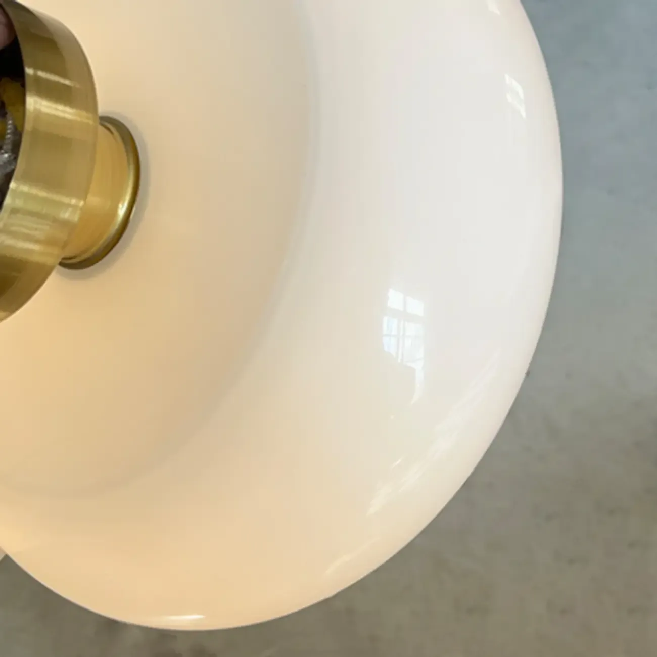 Mini Glass Drum-Shaped Ceiling Light for Dwelling Space Image - 10