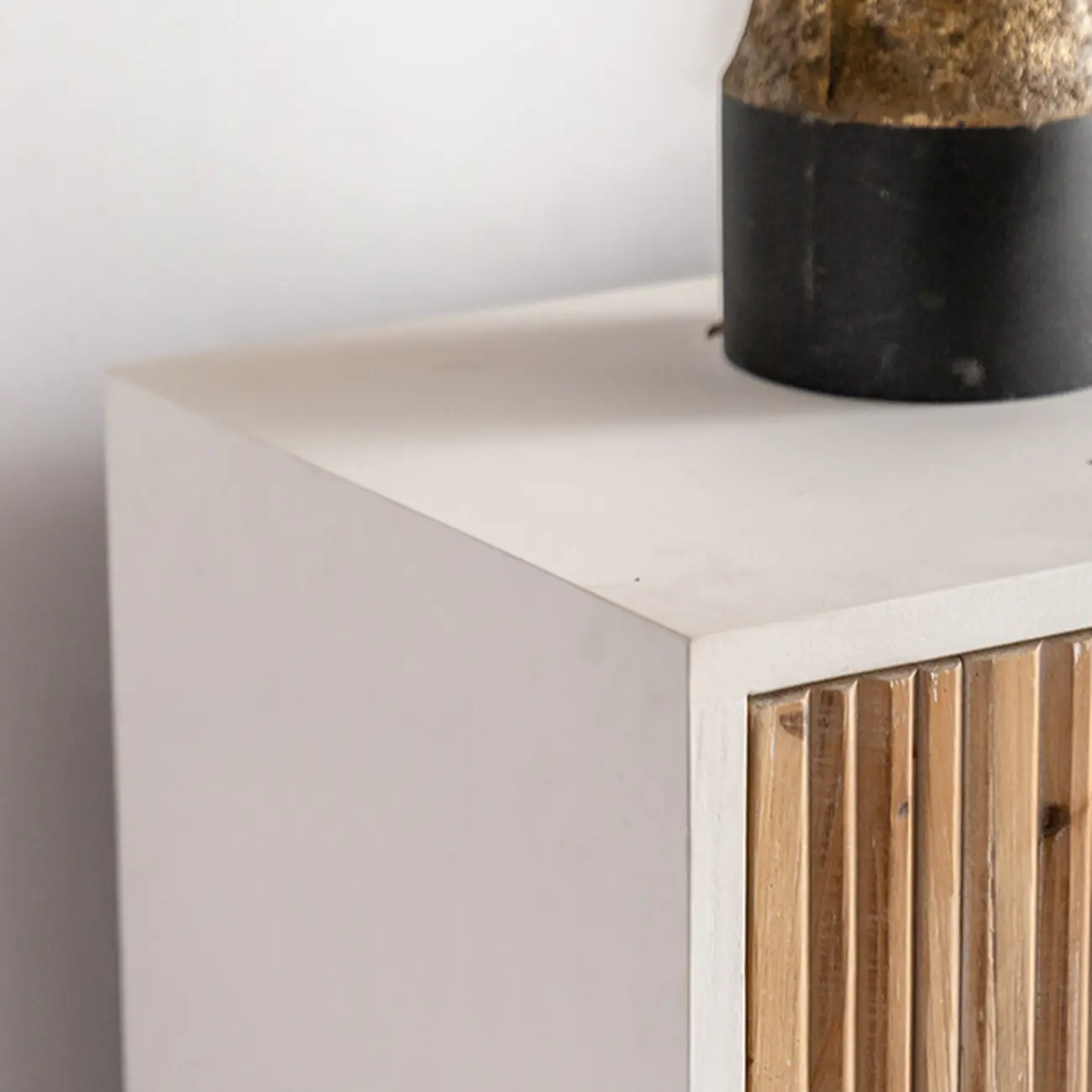 Industrial Wooden Freestanding Cabinet for Living Room Storage Image - 9 | homeyfad