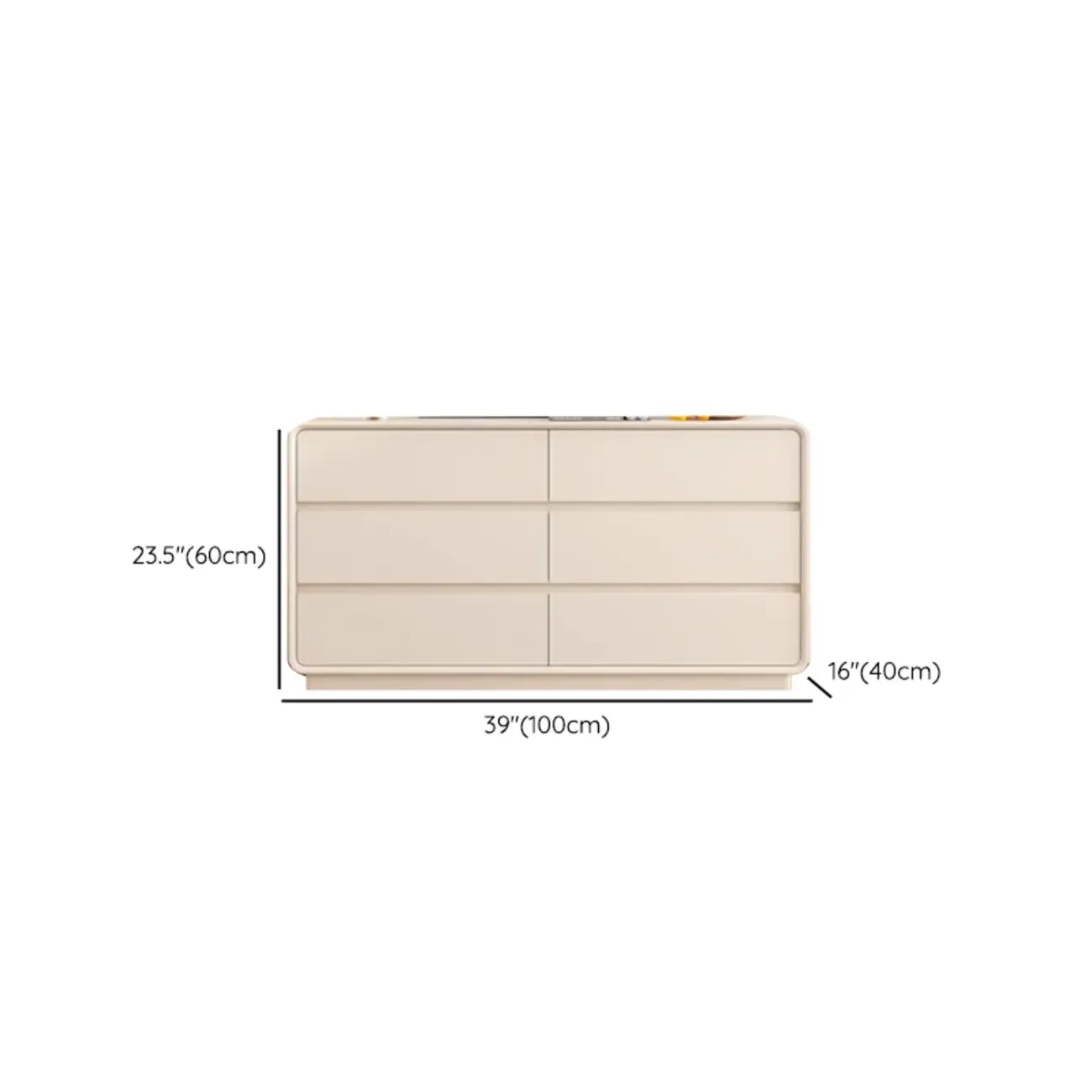 Minimalist Accent Chest for Indoor Use with Multi Drawers Image - 20