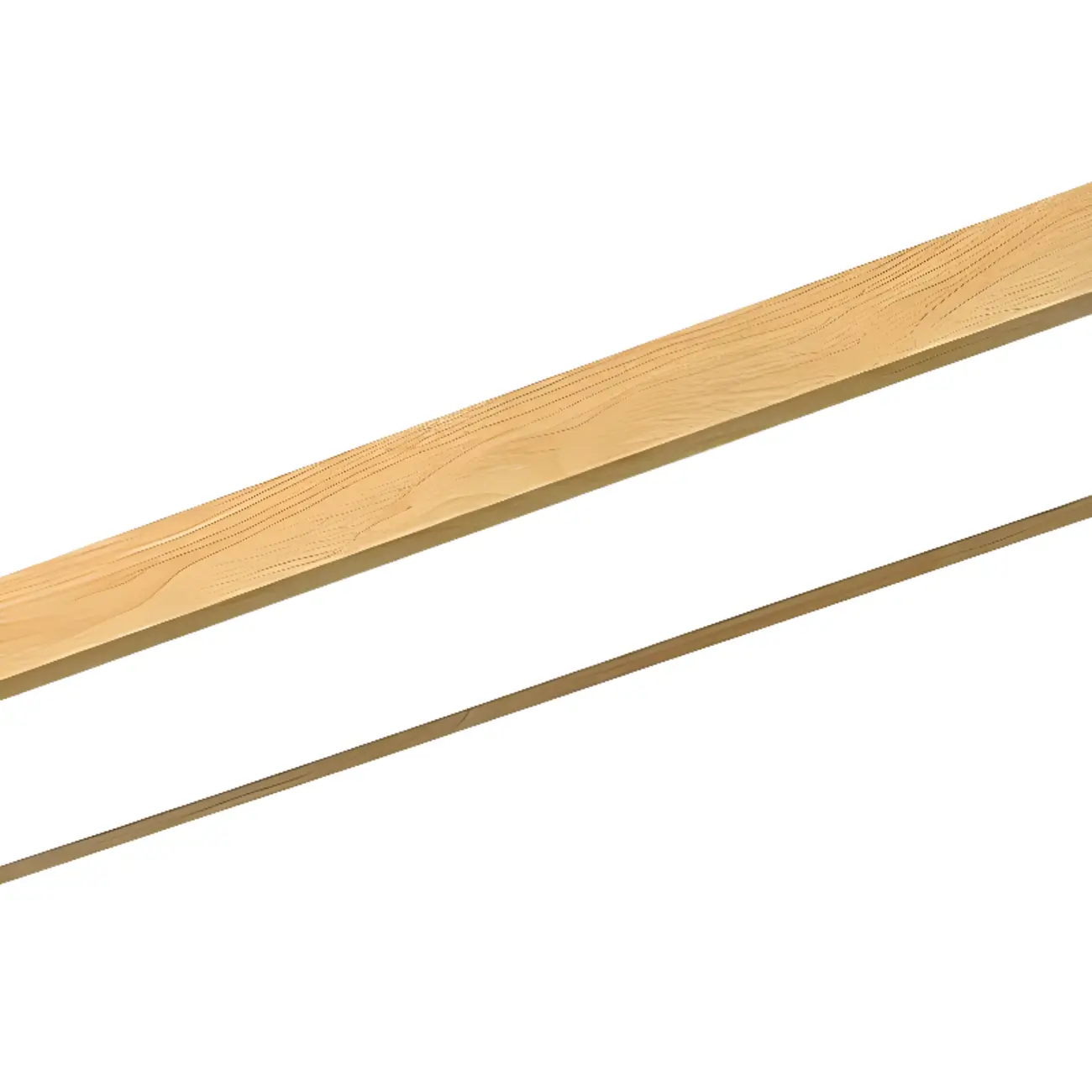 Simple Walnut LED Flush Mount Ceiling Light for Living Room | homeyfad