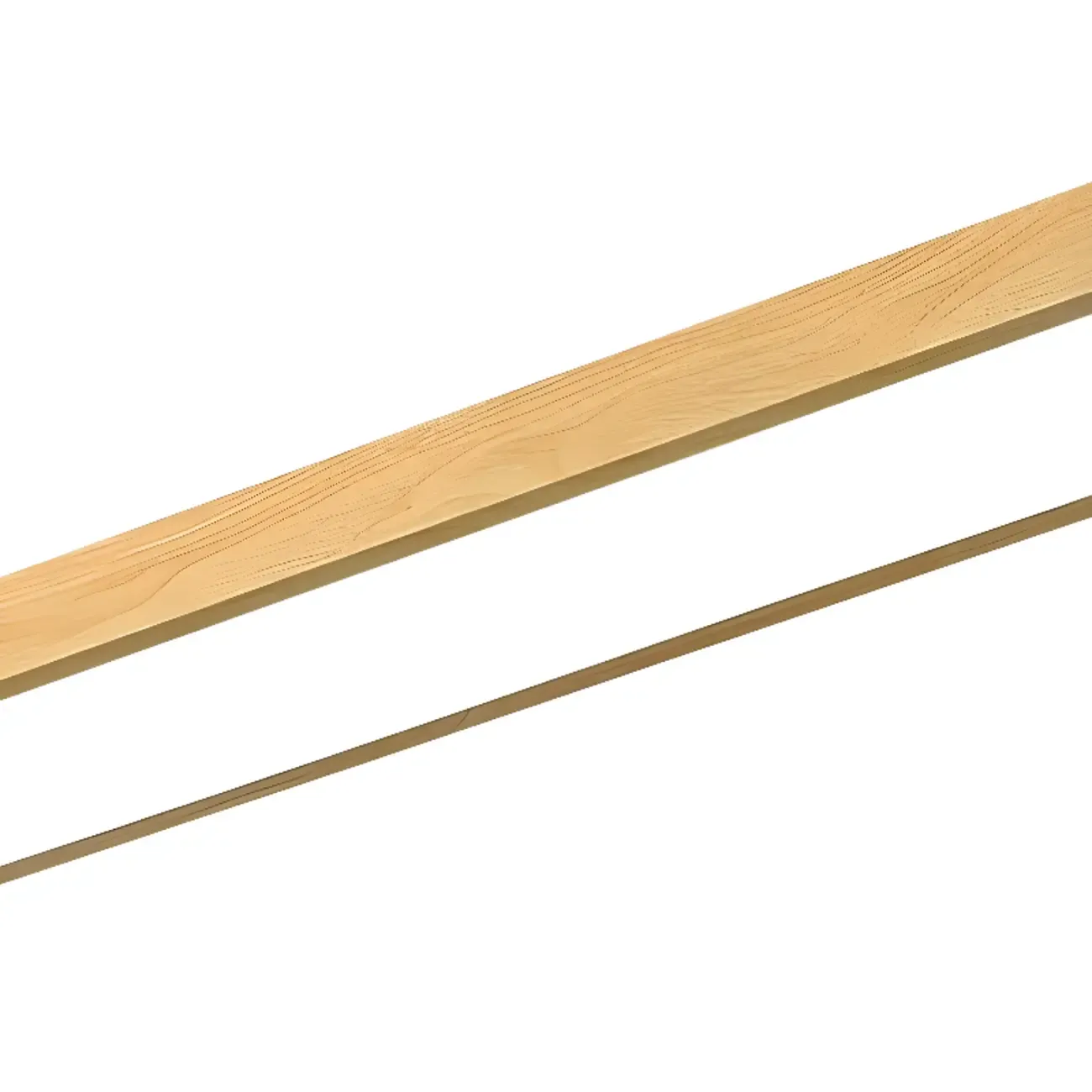 Simple Walnut LED Flush Mount Ceiling Light for Living Room