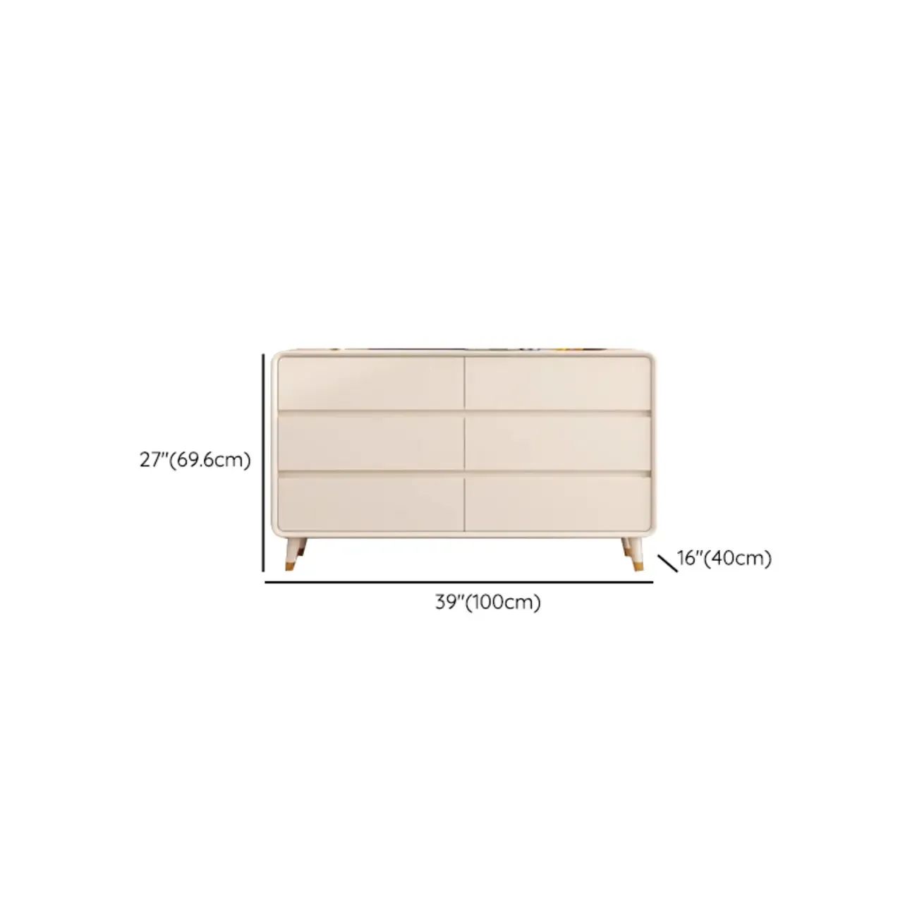 Minimalist Accent Chest for Indoor Use with Multi Drawers Image - 21