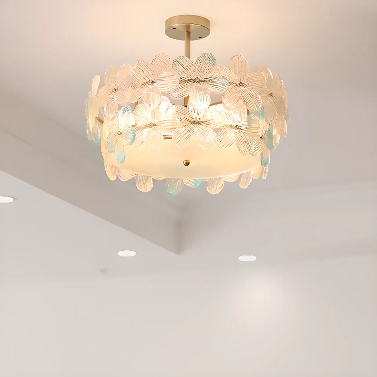 Elegant Blossom Ceiling Light for Interior Space Decor   | homeyfad