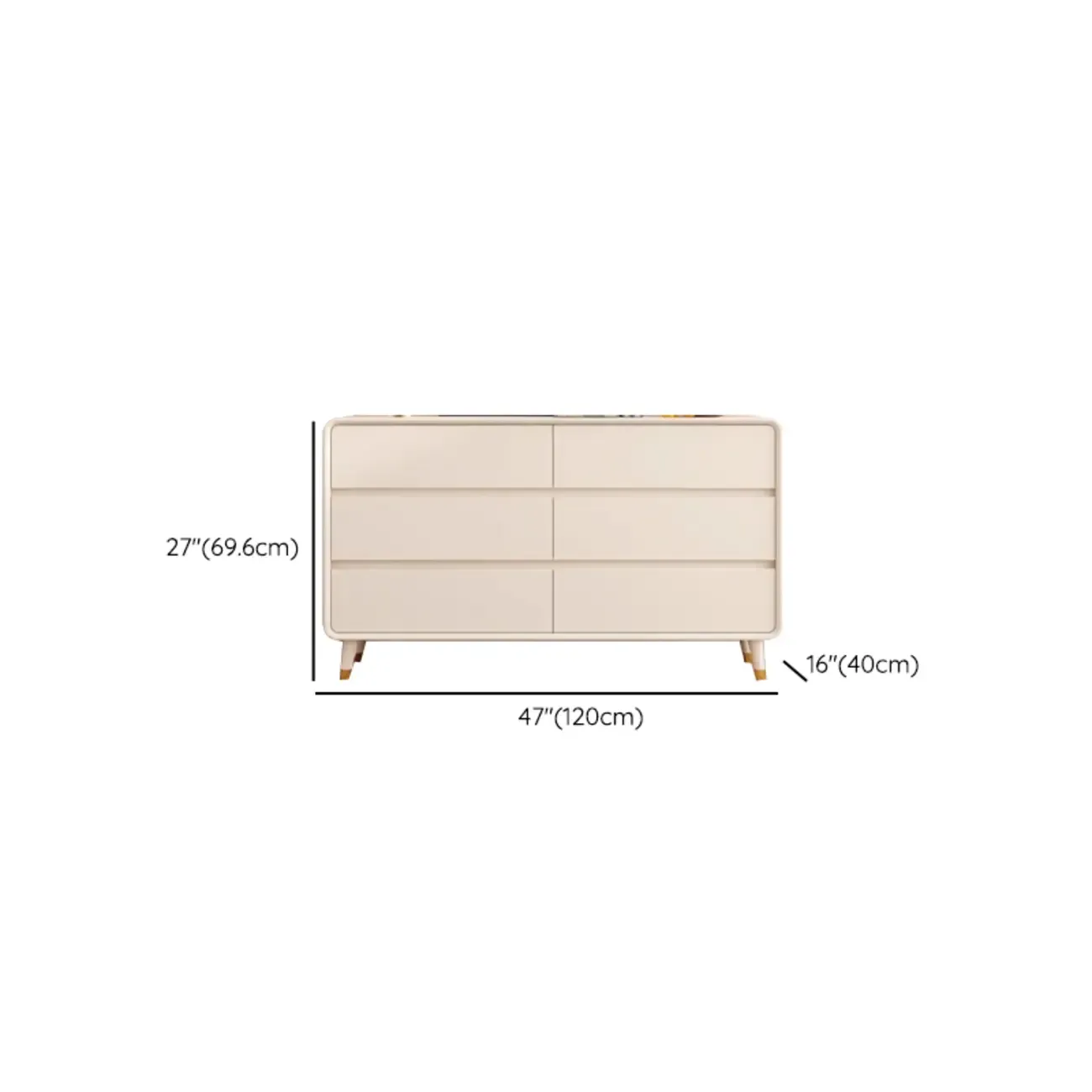 Minimalist Accent Chest for Indoor Use with Multi Drawers Image - 22