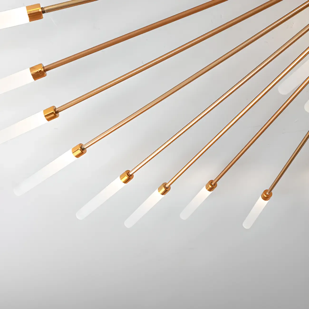 Stylish Sputnik LED Semi Flush Ceiling Light for Living Room Image - 13