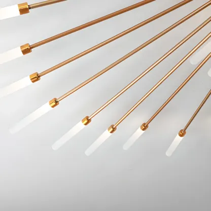 Stylish Sputnik LED Semi Flush Ceiling Light for Living Room Image - 13