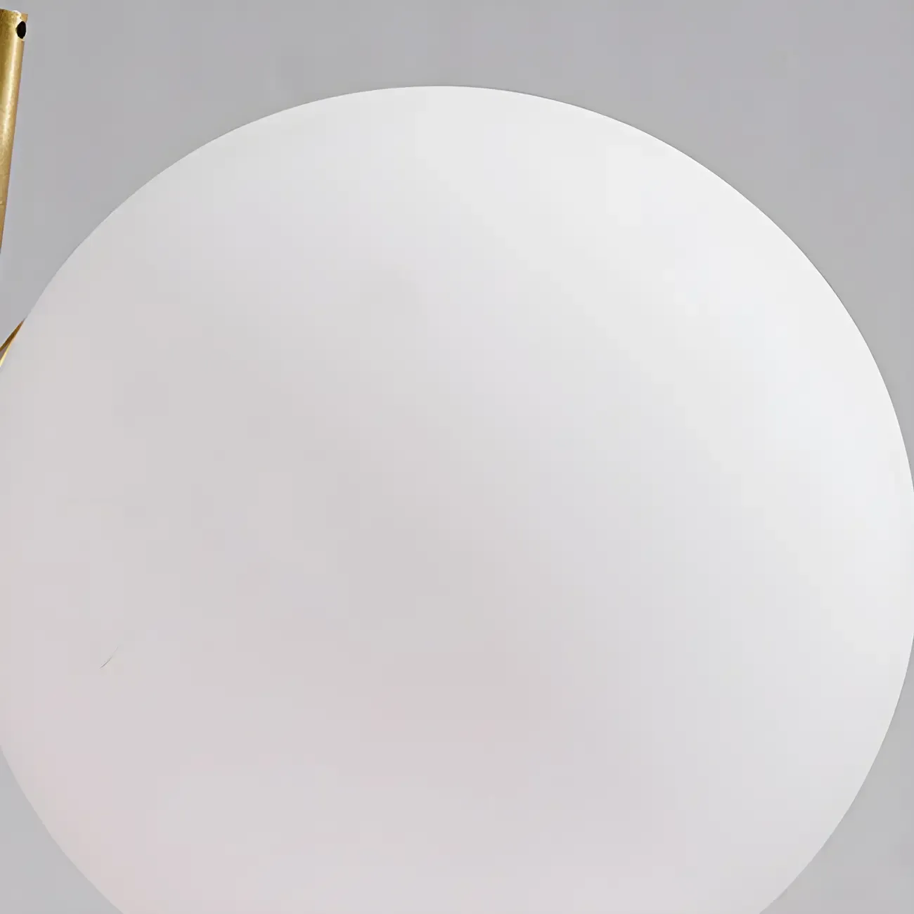 Minimalist Glass Globe Metal Night Table Lamp for Bedroom Image - 13