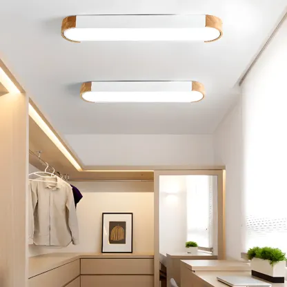 Modern LED Flush Mount Ceiling Light for Residential Spaces Image - 1