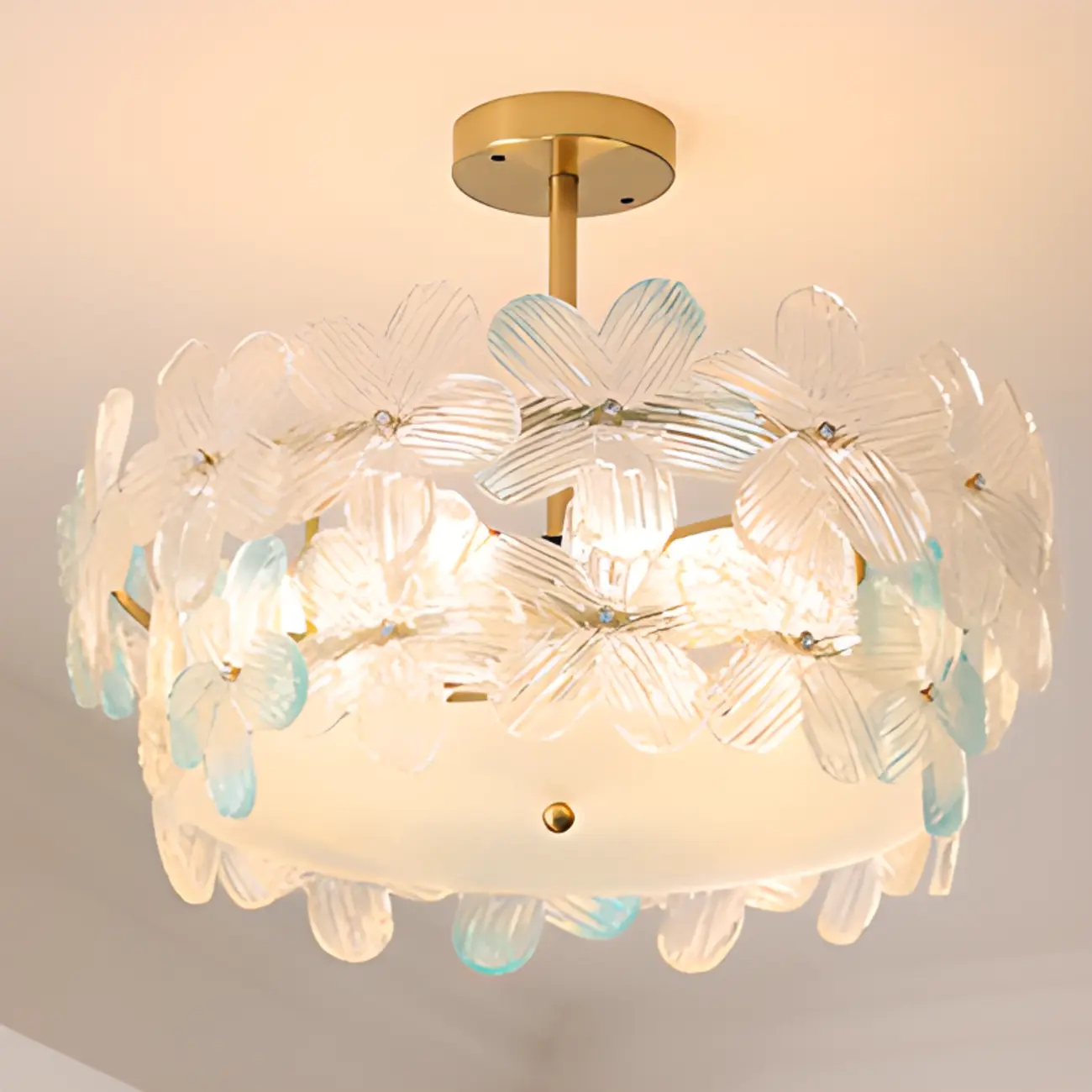 Elegant Blossom Ceiling Light for Interior Space Decor   | homeyfad