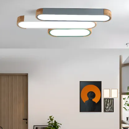 Modern LED Flush Mount Ceiling Light for Residential Spaces Image - 4