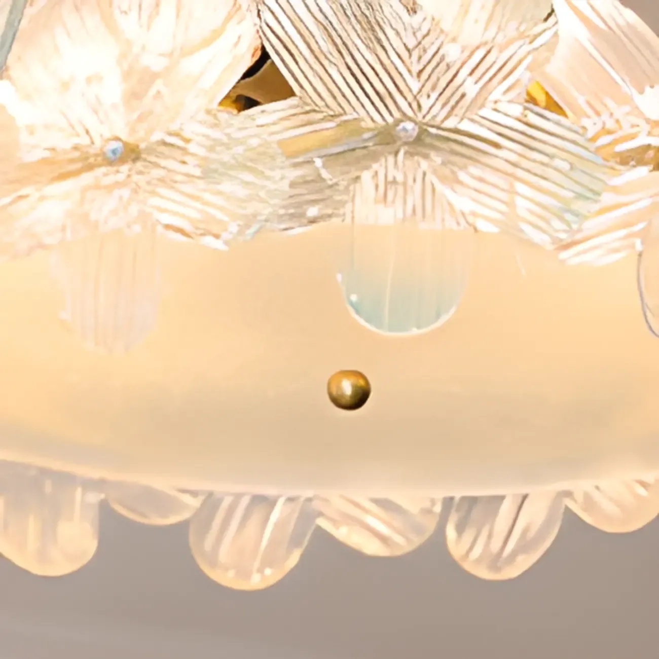 Elegant Blossom Ceiling Light for Interior Space Decor  