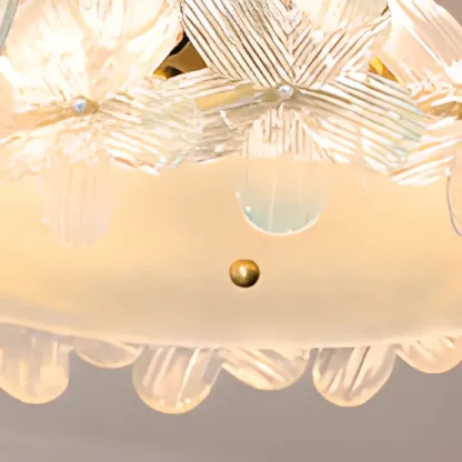 Elegant Blossom Ceiling Light for Interior Space Decor  