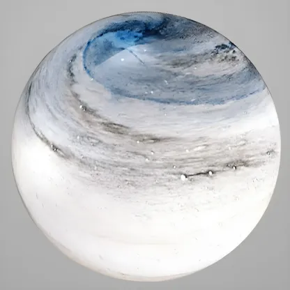 Unique Glass Globe Planet Design Table Lamp for Living Room Image - 6