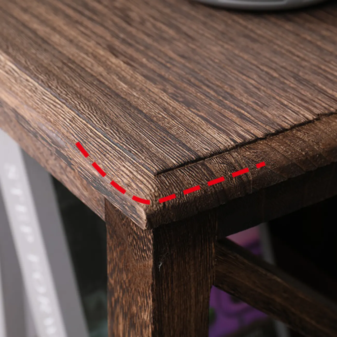 Modern Rectangular Accent Cabinet with Exterior Shelf   Image - 4 | homeyfad