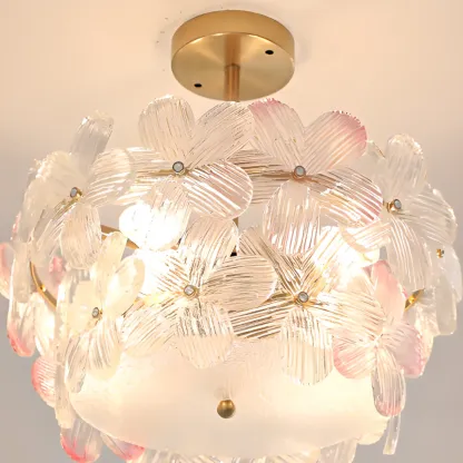 Elegant Blossom Ceiling Light for Interior Space Decor  