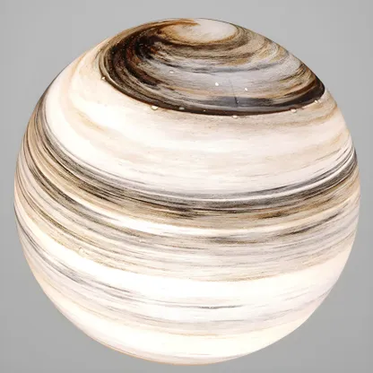 Unique Glass Globe Planet Design Table Lamp for Living Room Image - 7