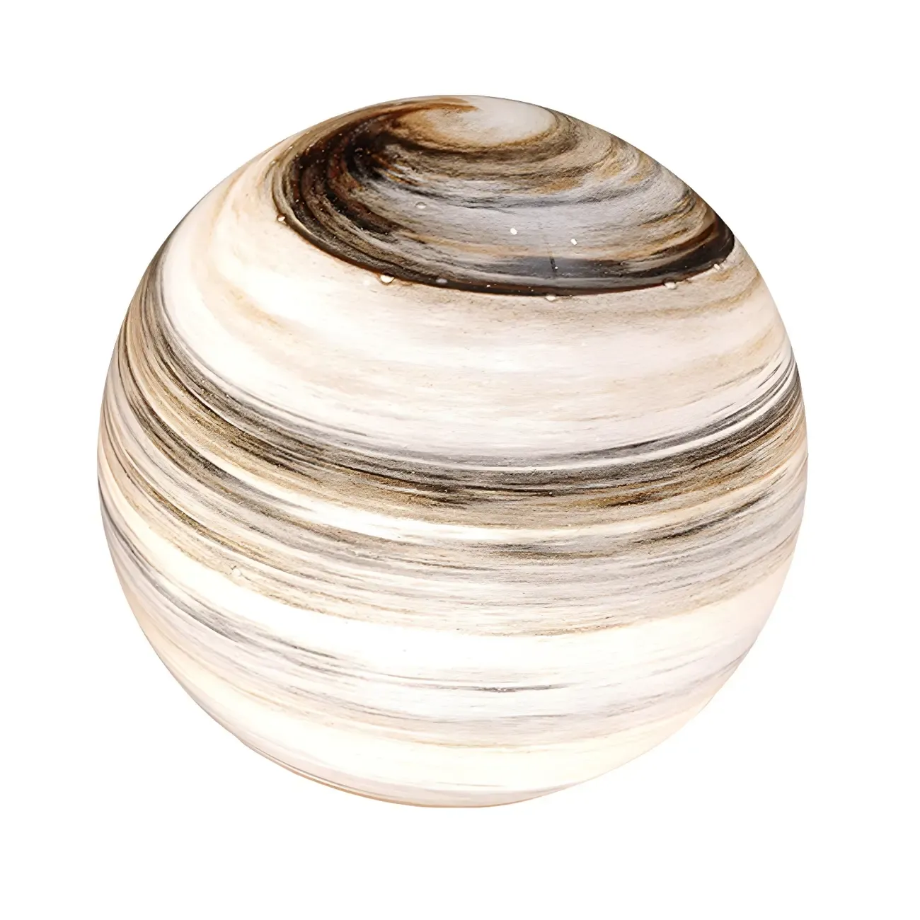 Unique Glass Globe Planet Design Table Lamp for Living Room Image - 9