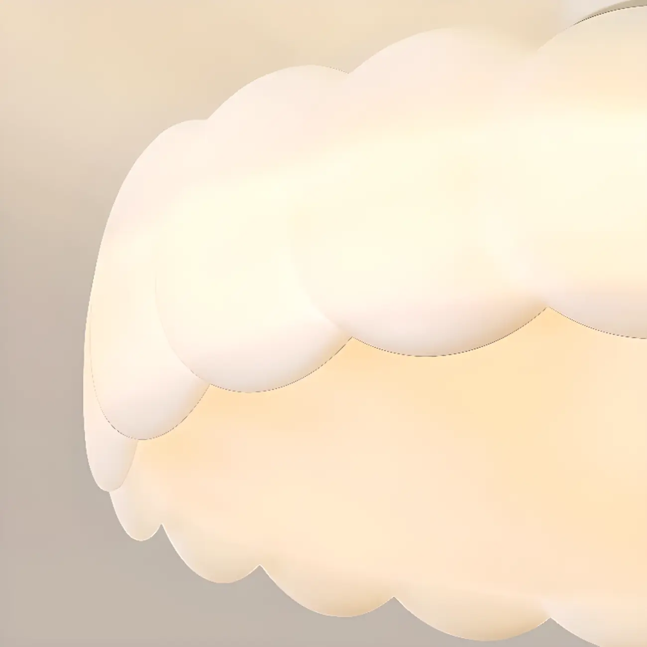 8" Elegant LED Semi Flush Ceiling Light in Natural Finish  Image - 13 | homeyfad