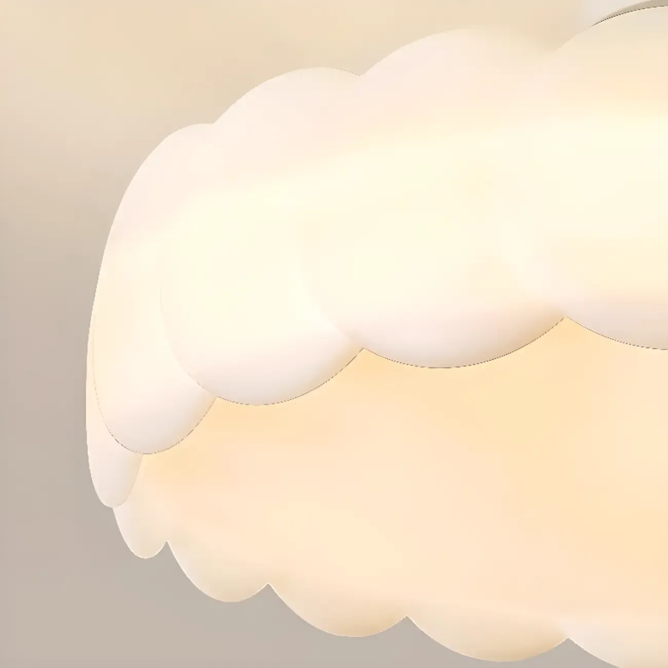 8" Elegant LED Semi Flush Ceiling Light in Natural Finish  Image - 13