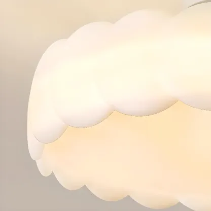 8" Elegant LED Semi Flush Ceiling Light in Natural Finish  Image - 13