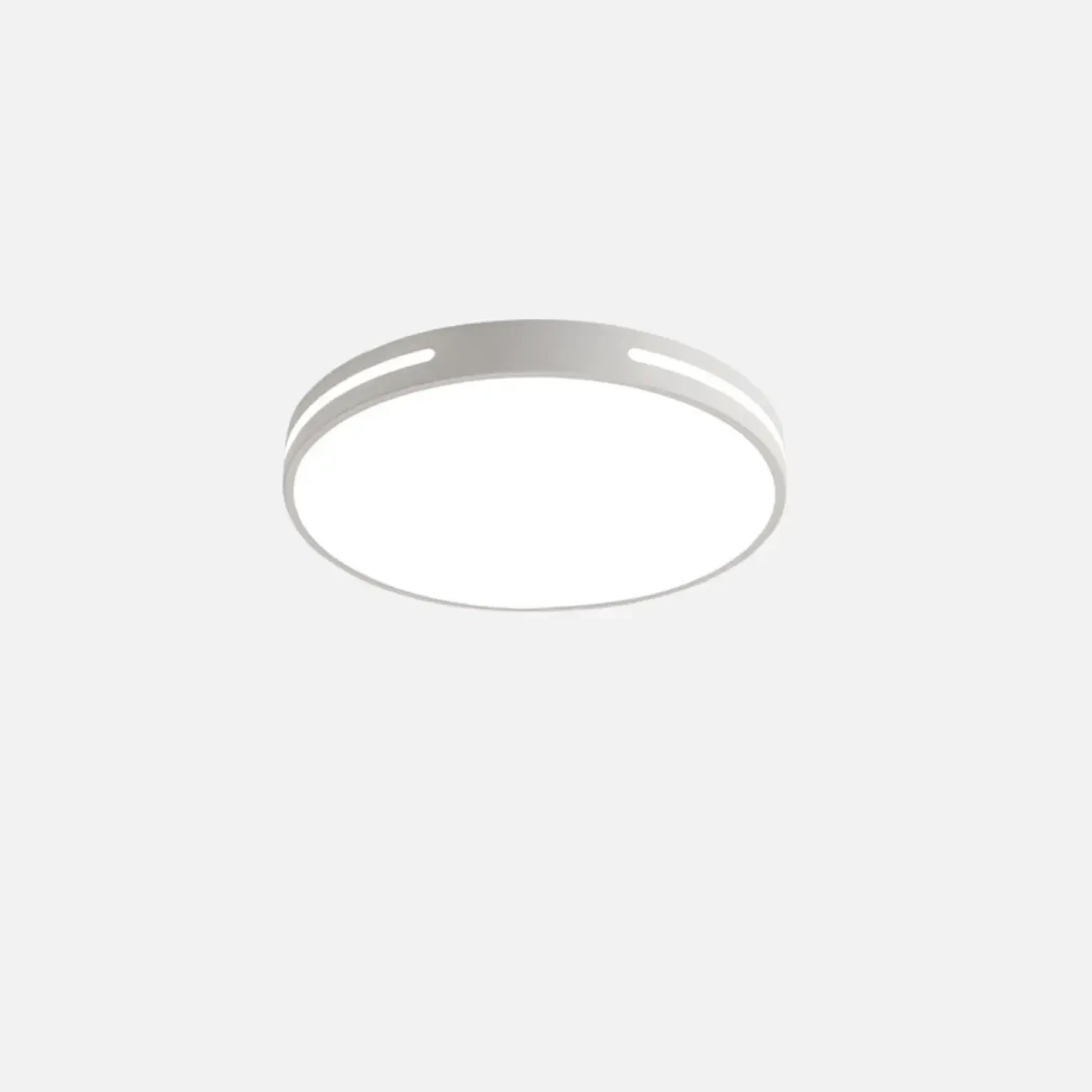 Dimmable LED Flush Mount Ceiling Light with Square/Round Image - 9