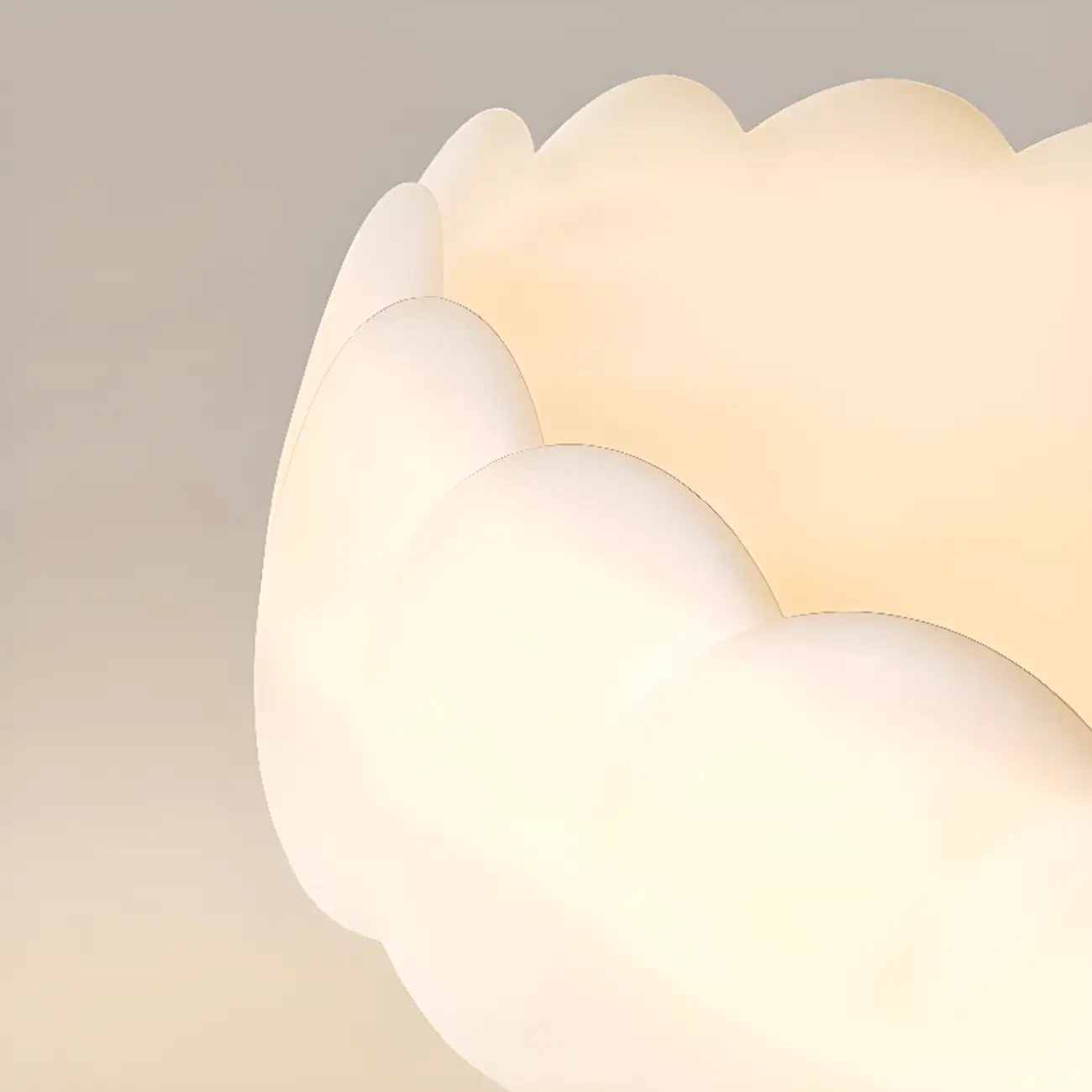 8" Elegant LED Semi Flush Ceiling Light in Natural Finish  Image - 14 | homeyfad