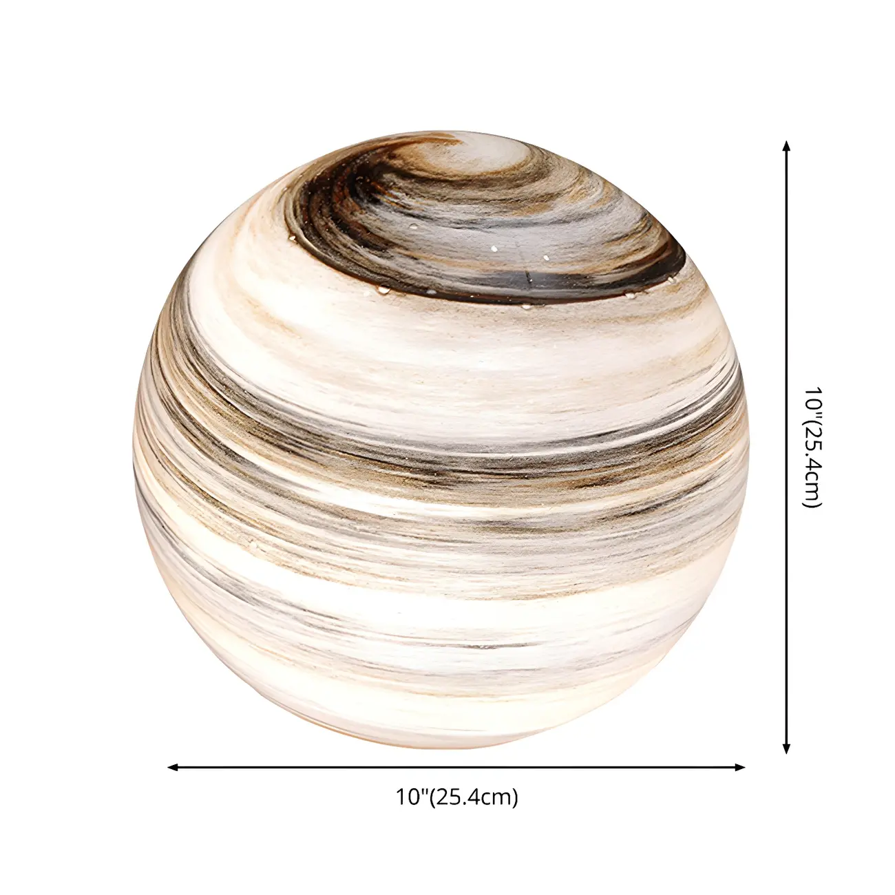 Unique Glass Globe Planet Design Table Lamp for Living Room Image - 10 | homeyfad