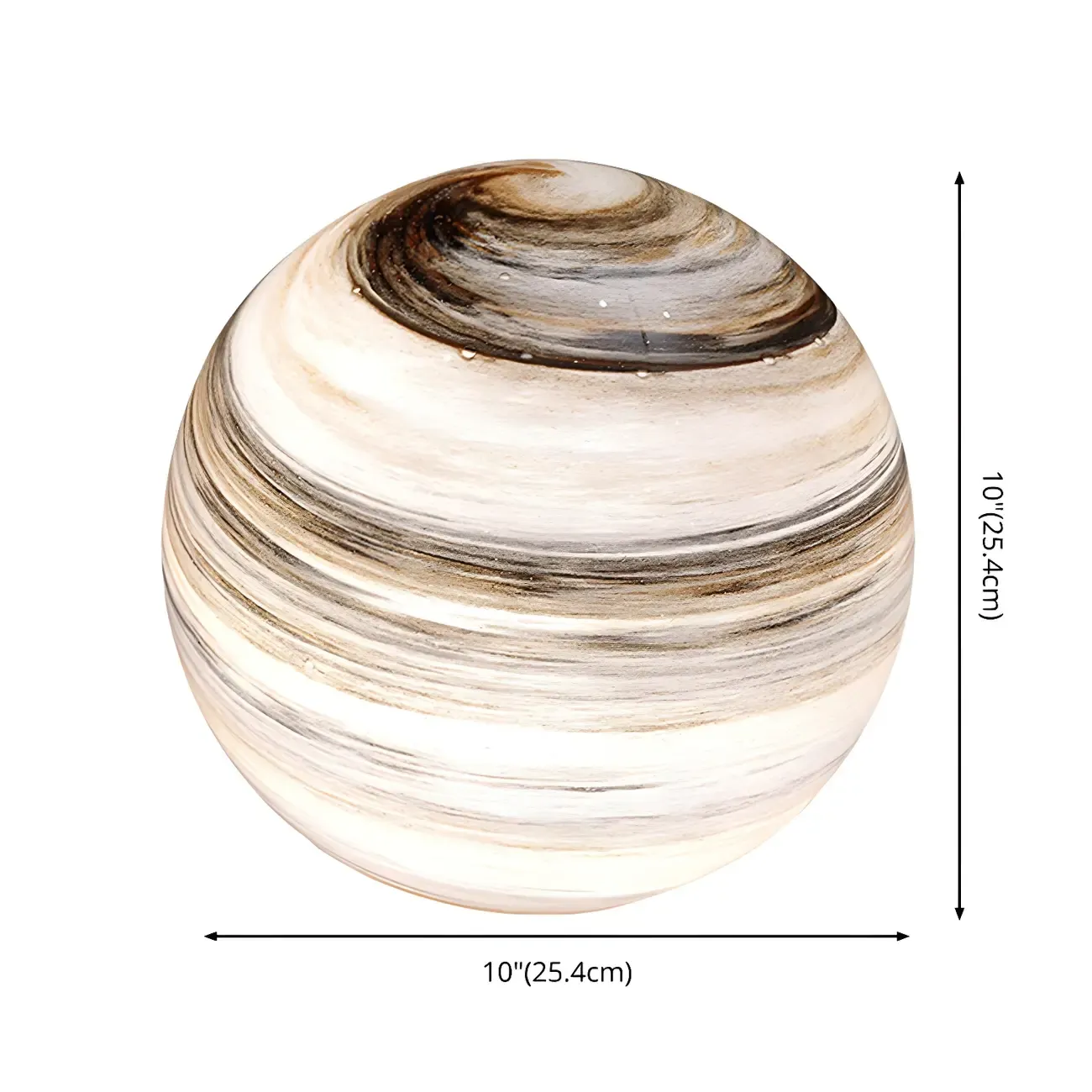 Unique Glass Globe Planet Design Table Lamp for Living Room Image - 10