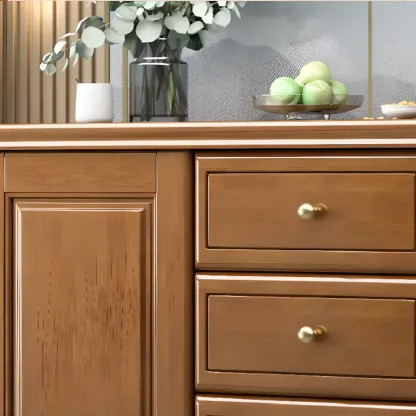 Modern Versatile Grey Wooden Cabinet for Home Storage Image - 8