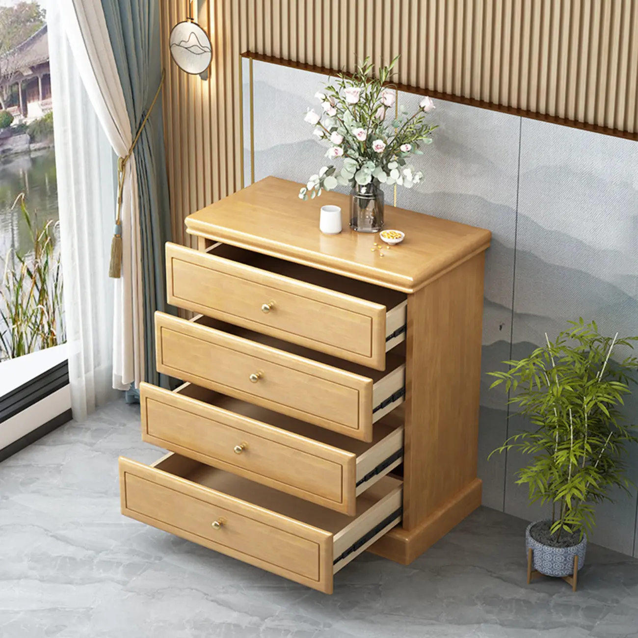 Modern Versatile Grey Wooden Cabinet for Home Storage Image - 9 | homeyfad