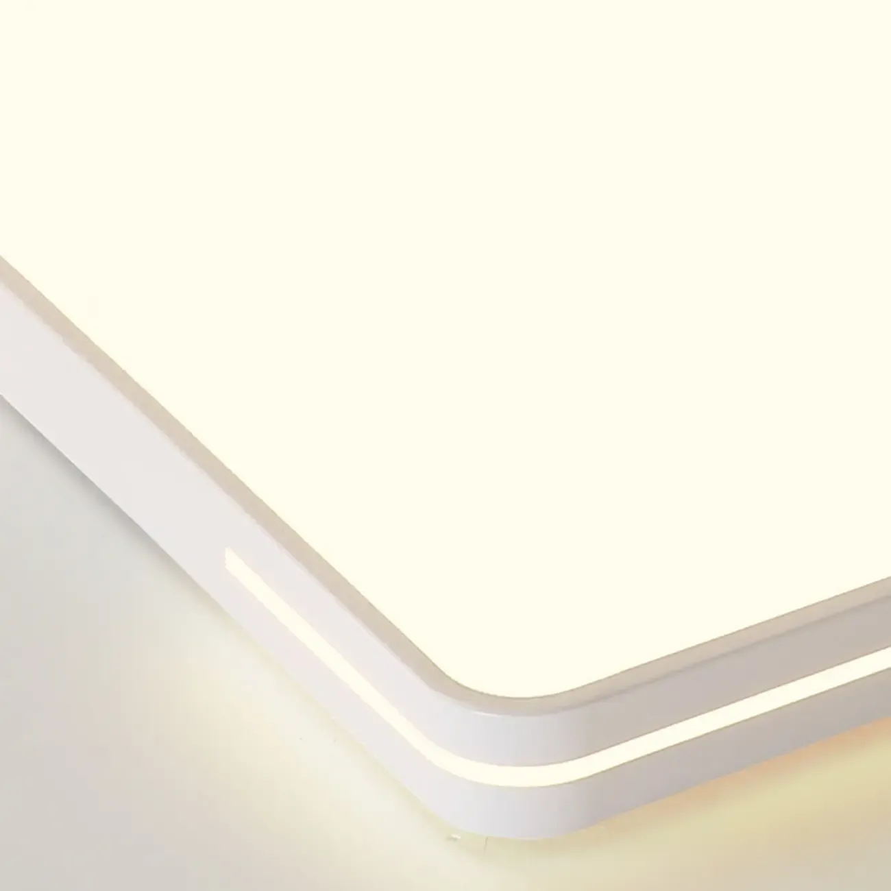 Dimmable LED Flush Mount Ceiling Light with Square/Round Image - 13